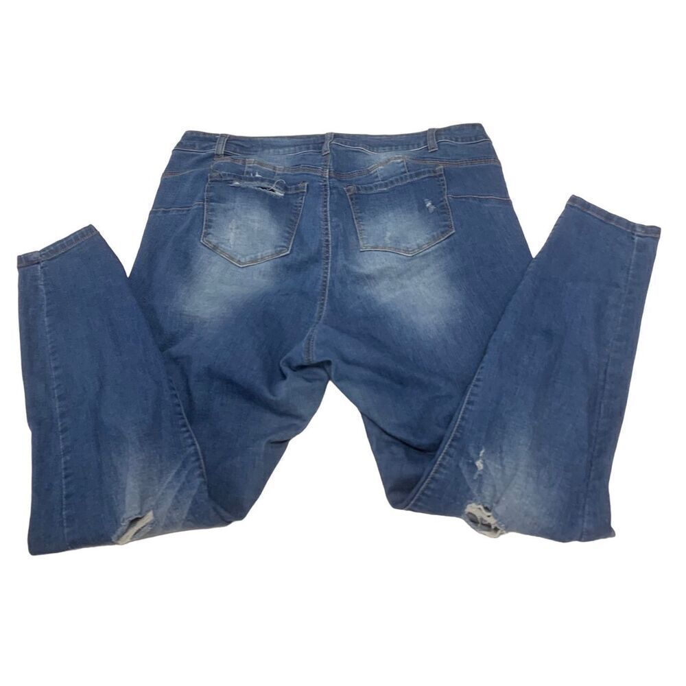 Plus Size Denim Skinny Jeans